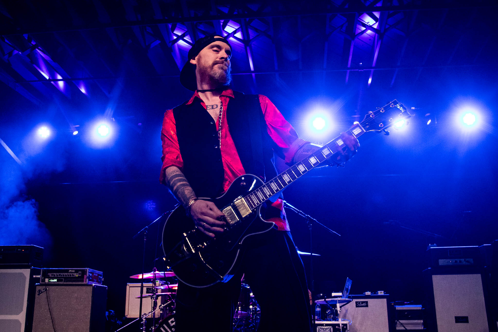 Engel Mayr, lead guitarist of Russkaja