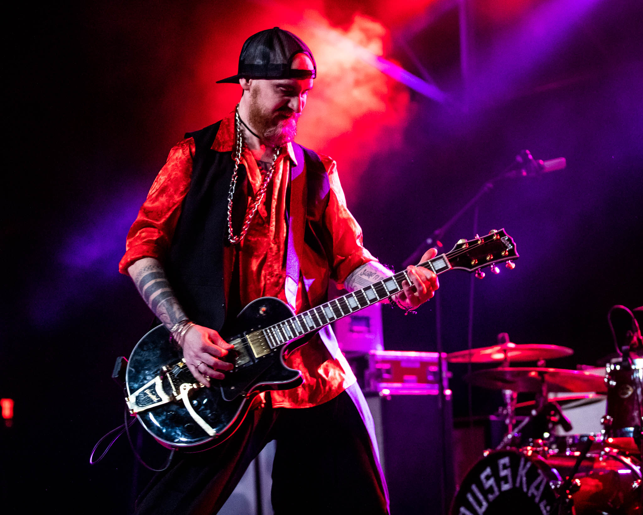 Engel Mayr, lead guitarist of Russkaja