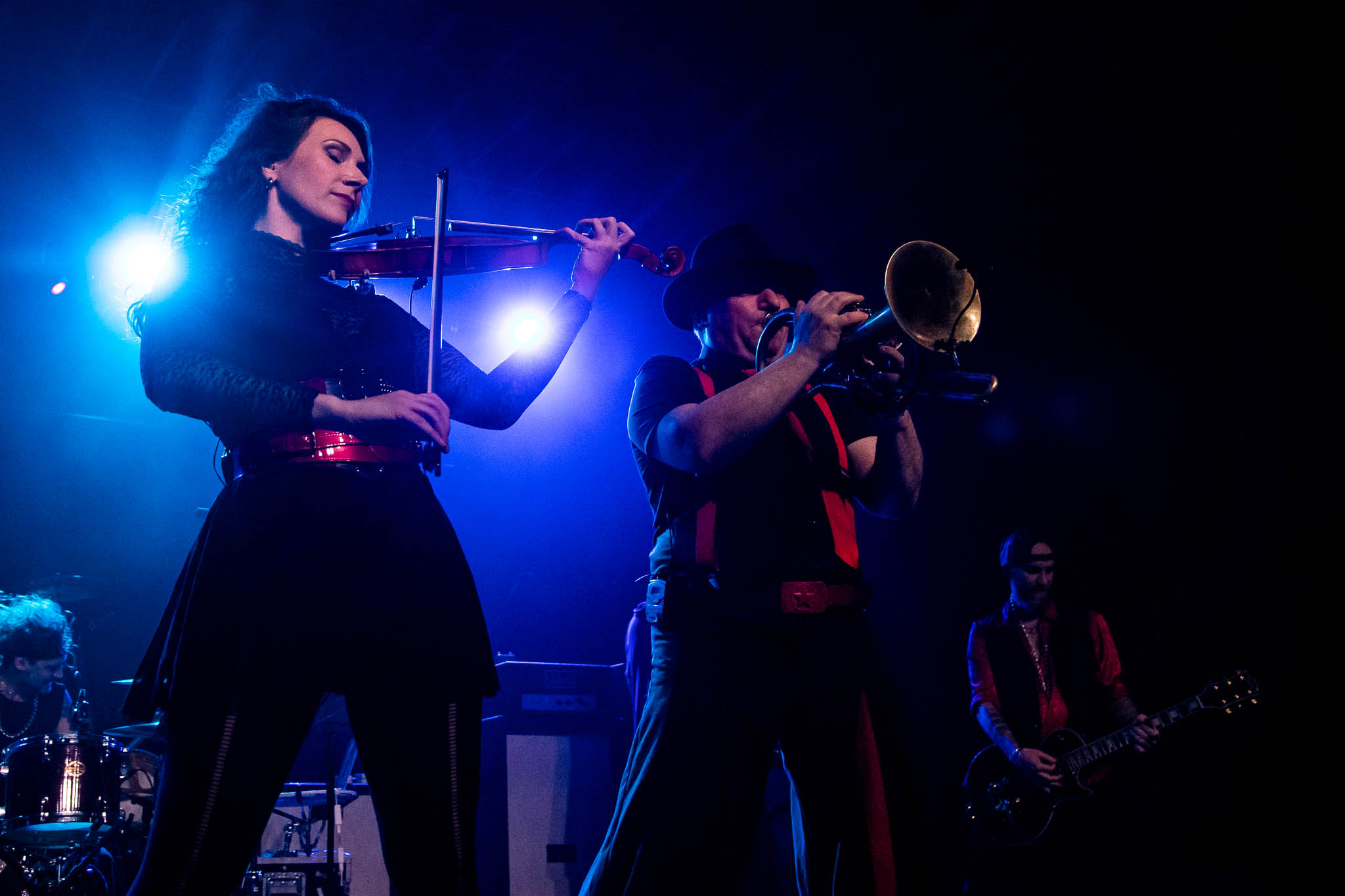 Lea-Sophie Fischer and Hans-Georg Gutternigg of Russkaja