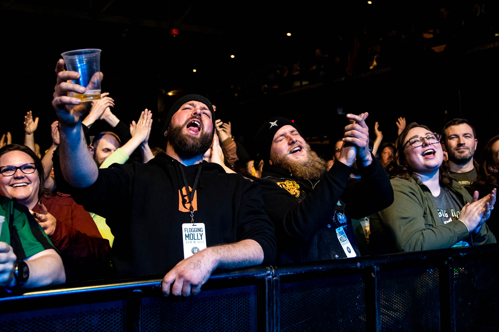 Fans enjoying Russkaja's performance