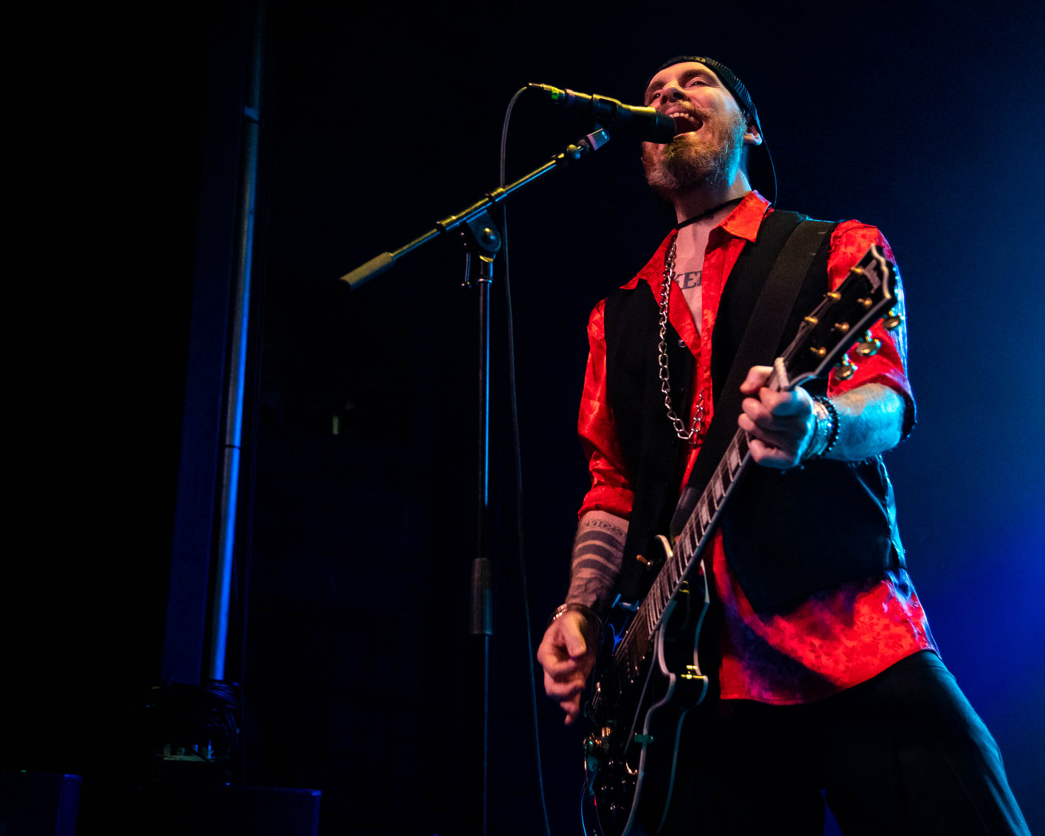 Engel Mayr, lead guitarist of Russkaja