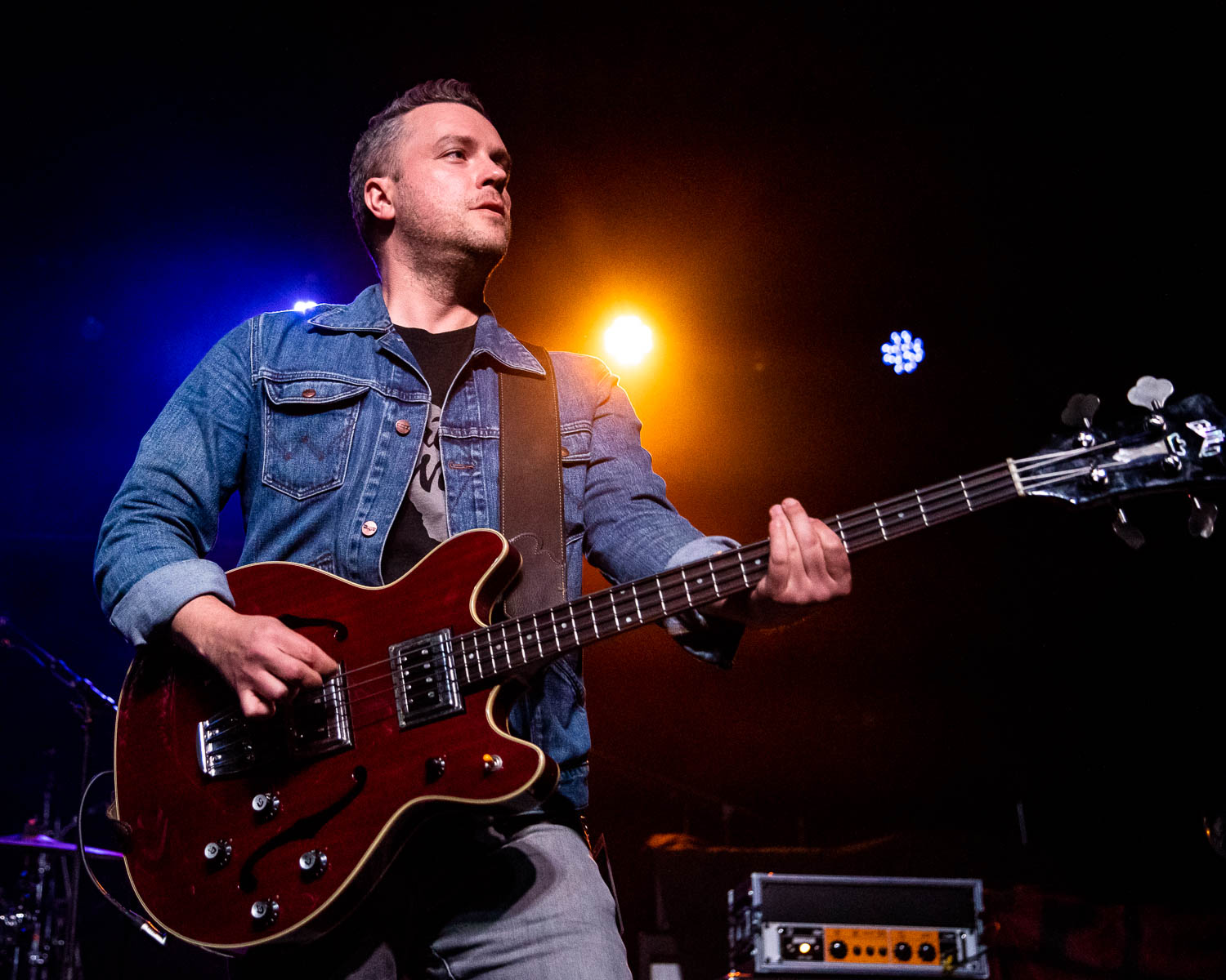 Mark "Crossroads" Moncrieff, bass guitarist of The Vandoliers