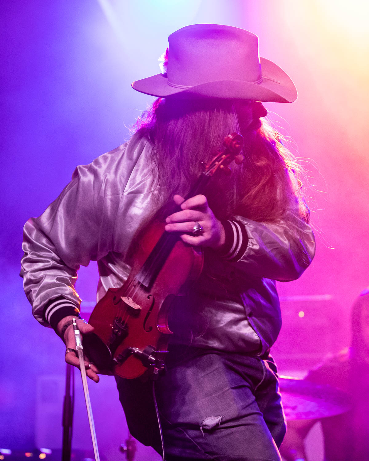 Travis "McFiddlesticks" Curry, fiddle player of The Vandoliers