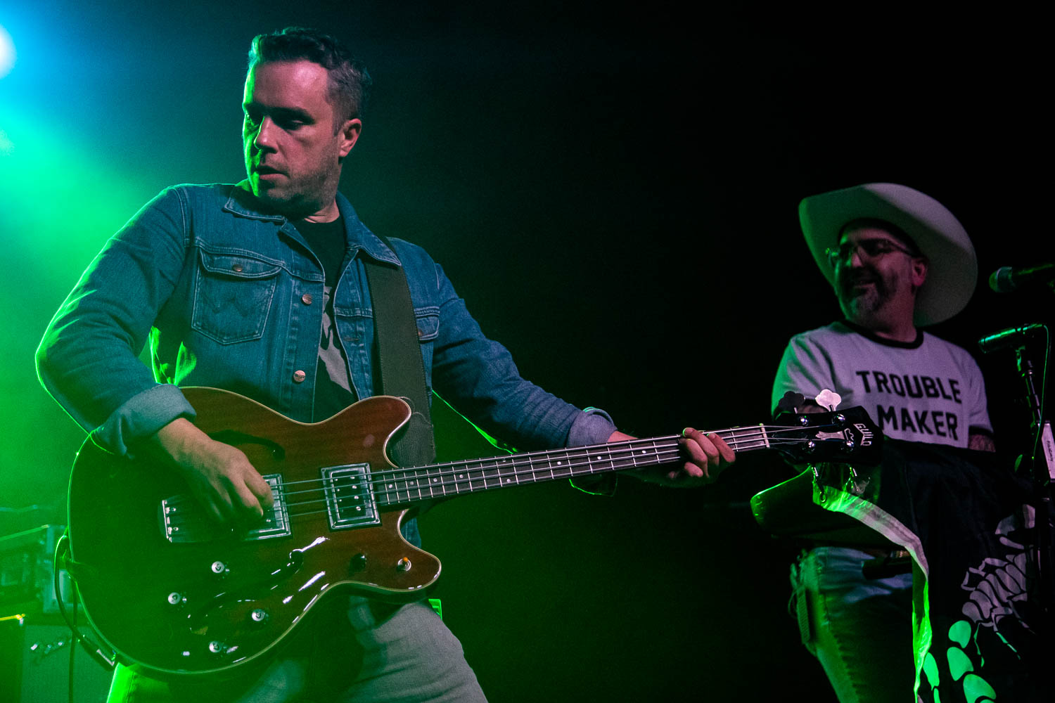 Mark "Crossroads" Moncrieff, bass guitarist of The Vandoliers