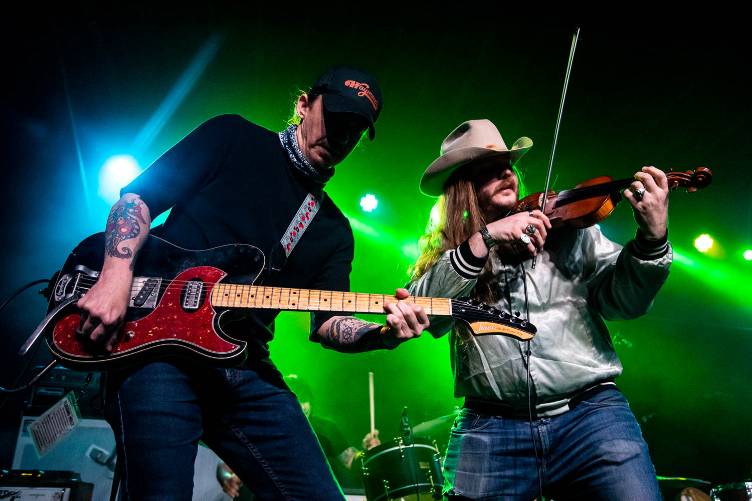 Dustin "Midnight" Fleming and Travis "McFiddlesticks" Curry of The Vandoliers