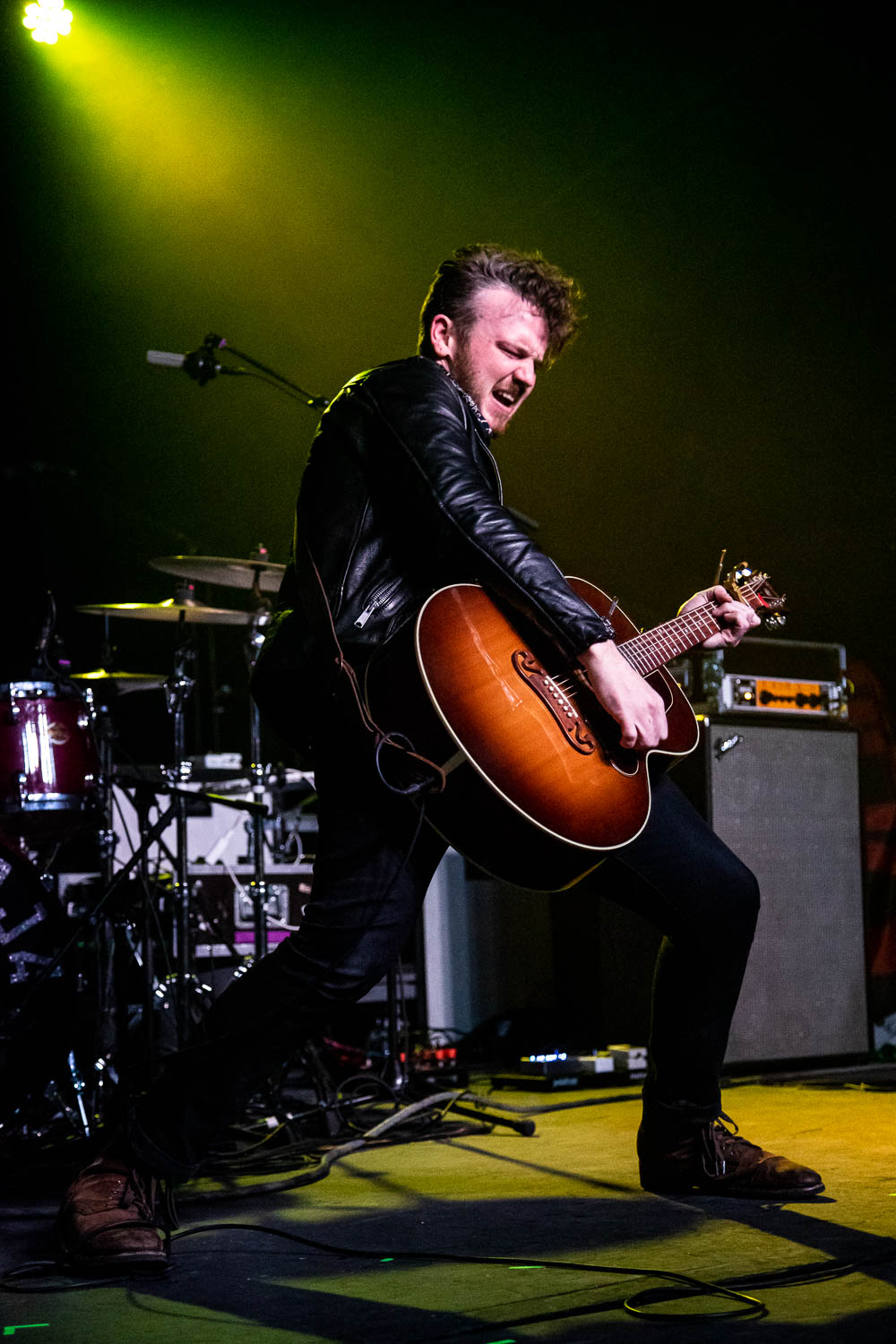 Joshua "Fireball" Fleming, lead singer and guitarist of The Vandoliers