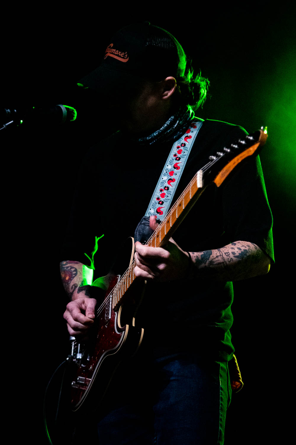 Dustin "Midnight" Fleming, guitarist of The Vandoliers