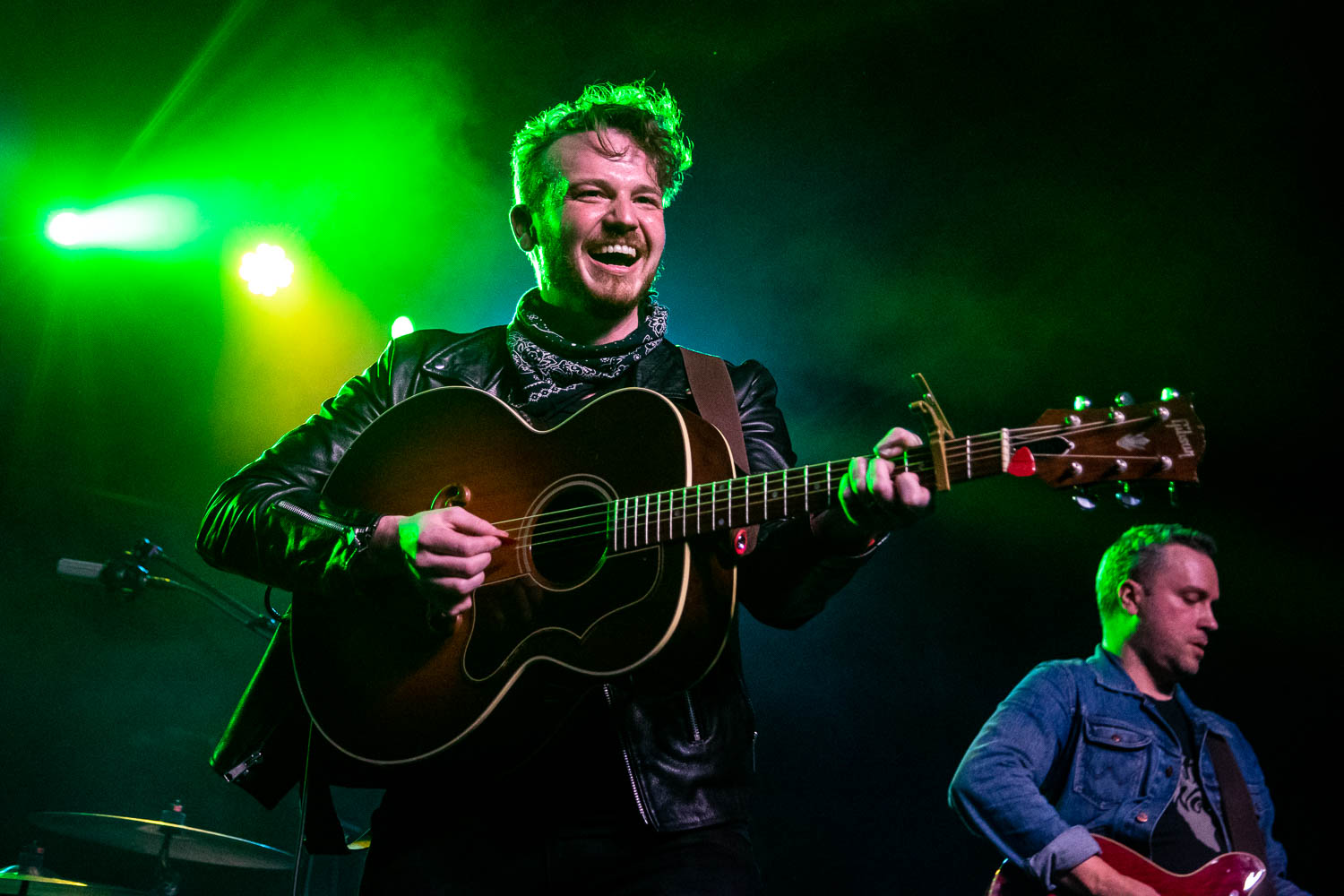 Joshua "Fireball" Fleming, lead singer and guitarist of The Vandoliers
