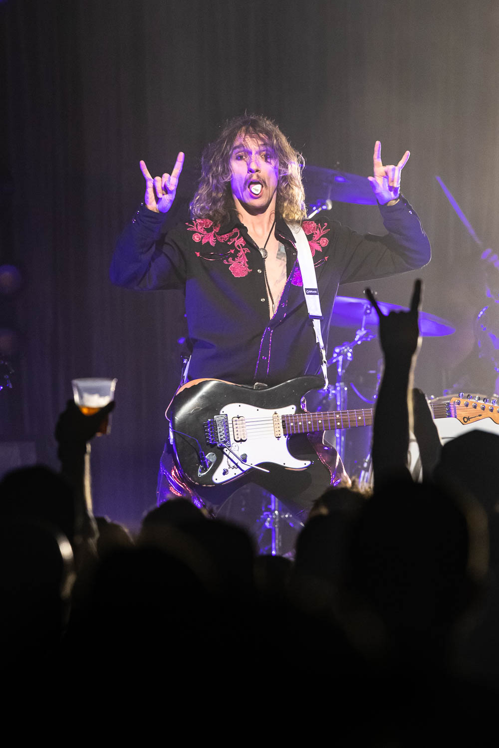 Justin Hawkins, lead singer and guitarist of The Darkness