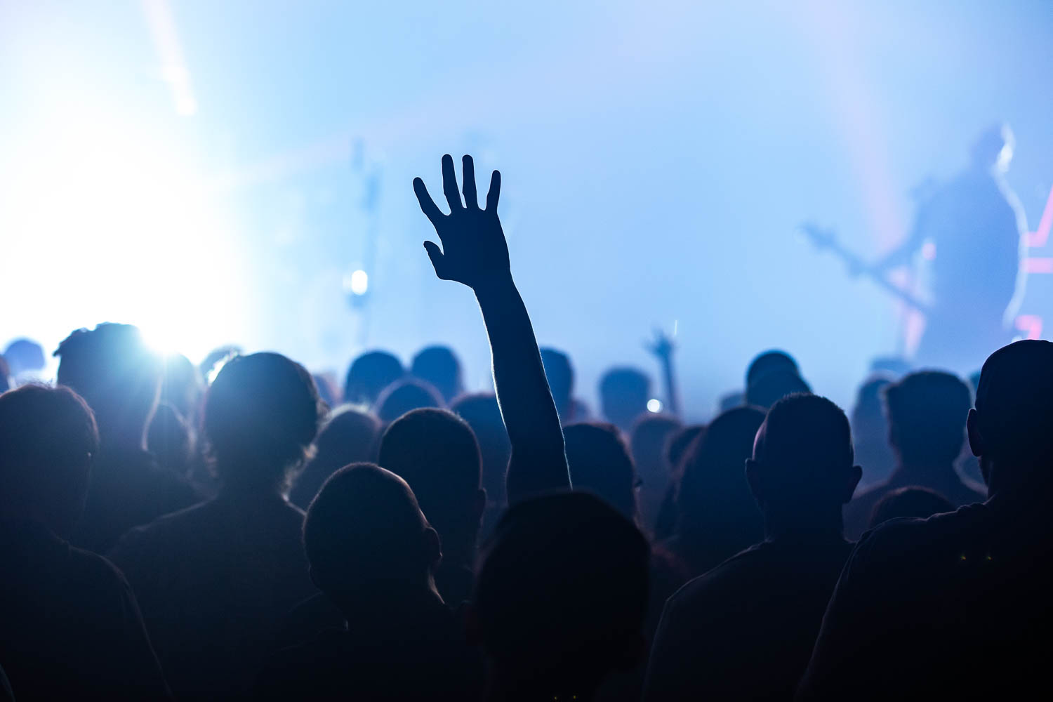 Fans enjoying Starset's performance at The Truman in kansas City, Missouri on May 25, 2022