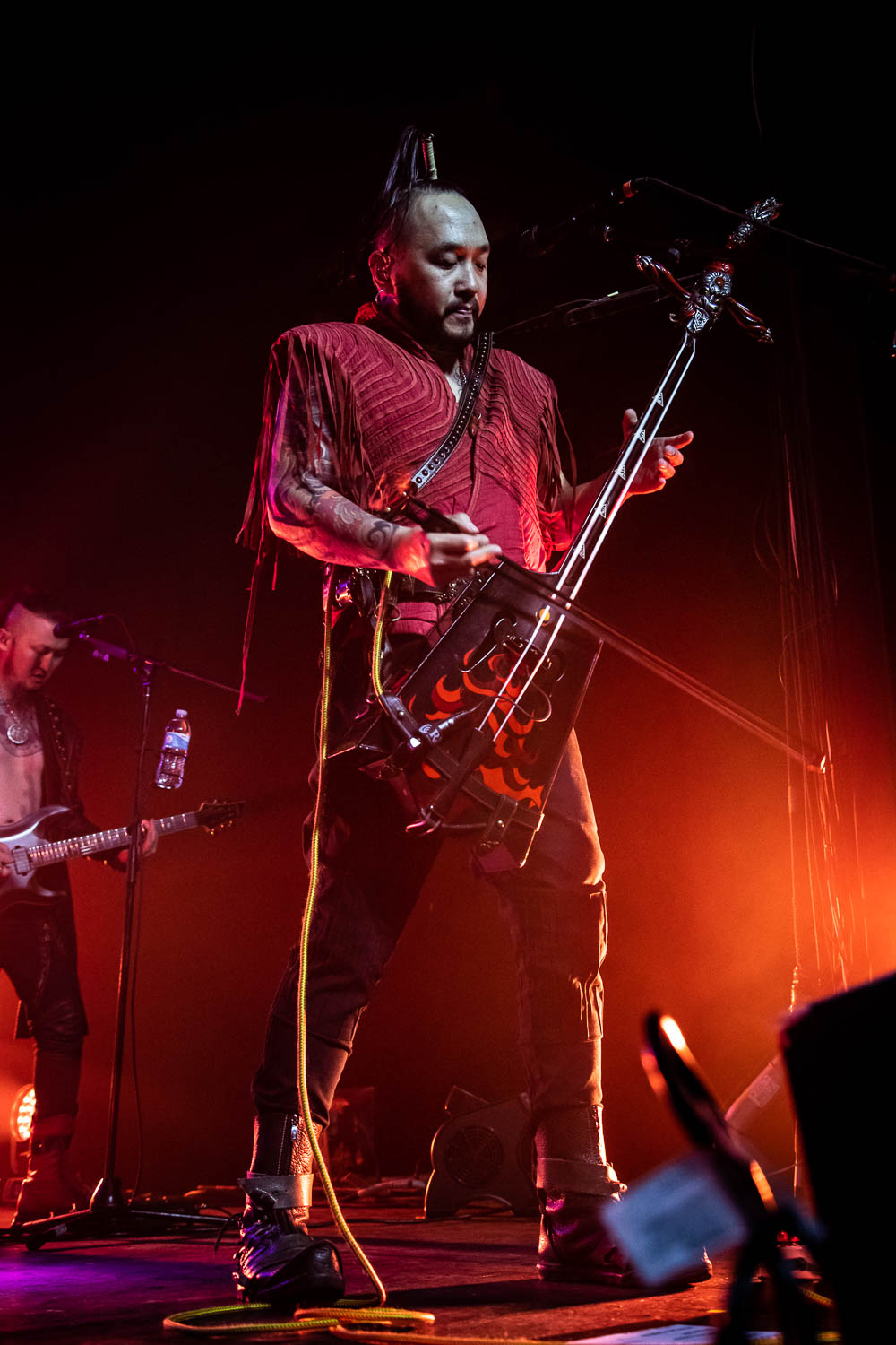 Enkhsaikhan "Enkush" Batjargal, morin khuurist of The Hu