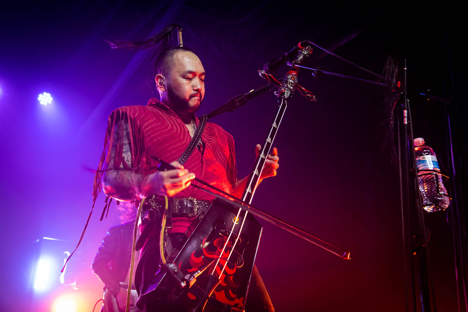 Enkhsaikhan "Enkush" Batjargal, morin khuurist of The Hu