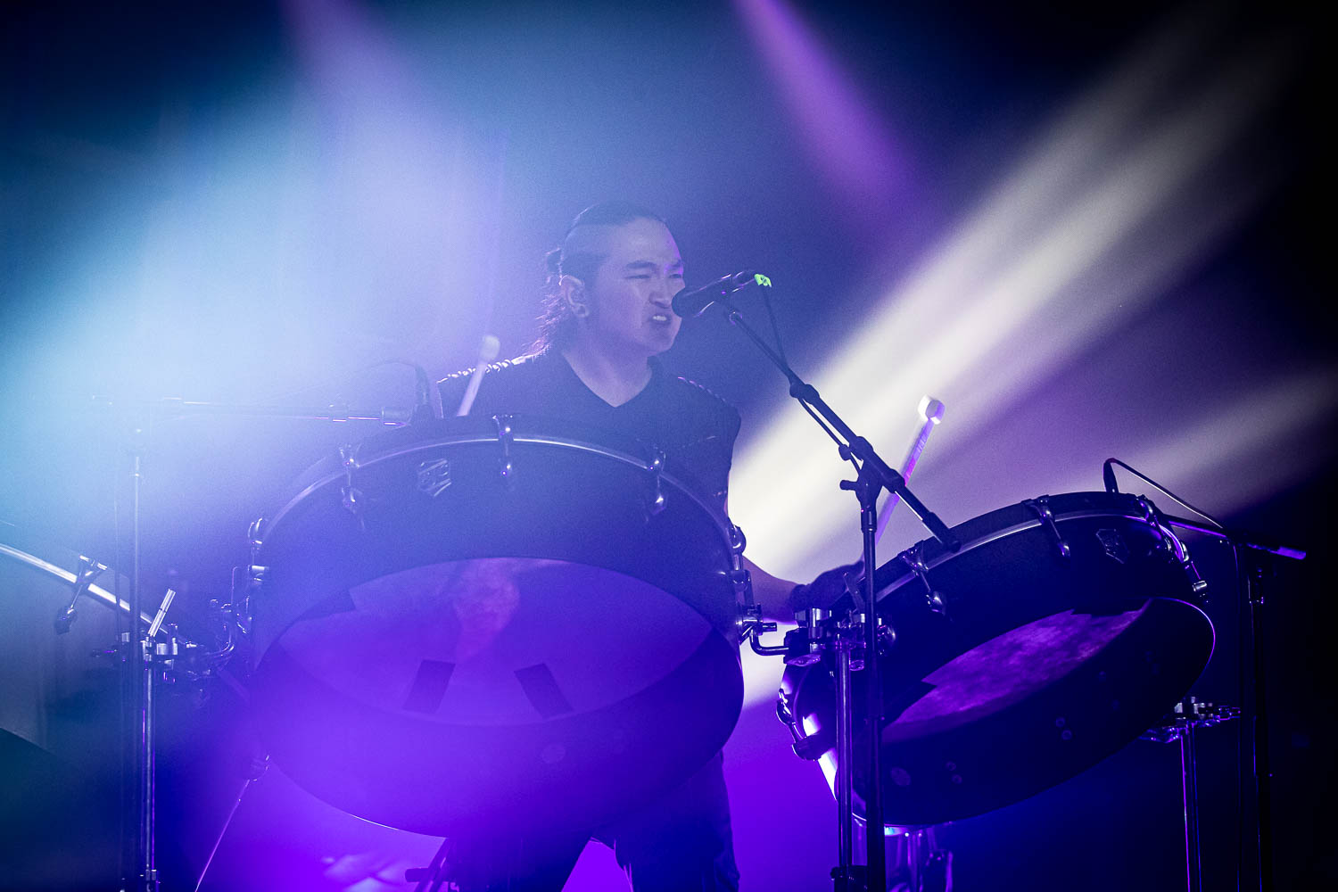 Unumunkh "Ono" Maralkhuu, percussionist of The Hu