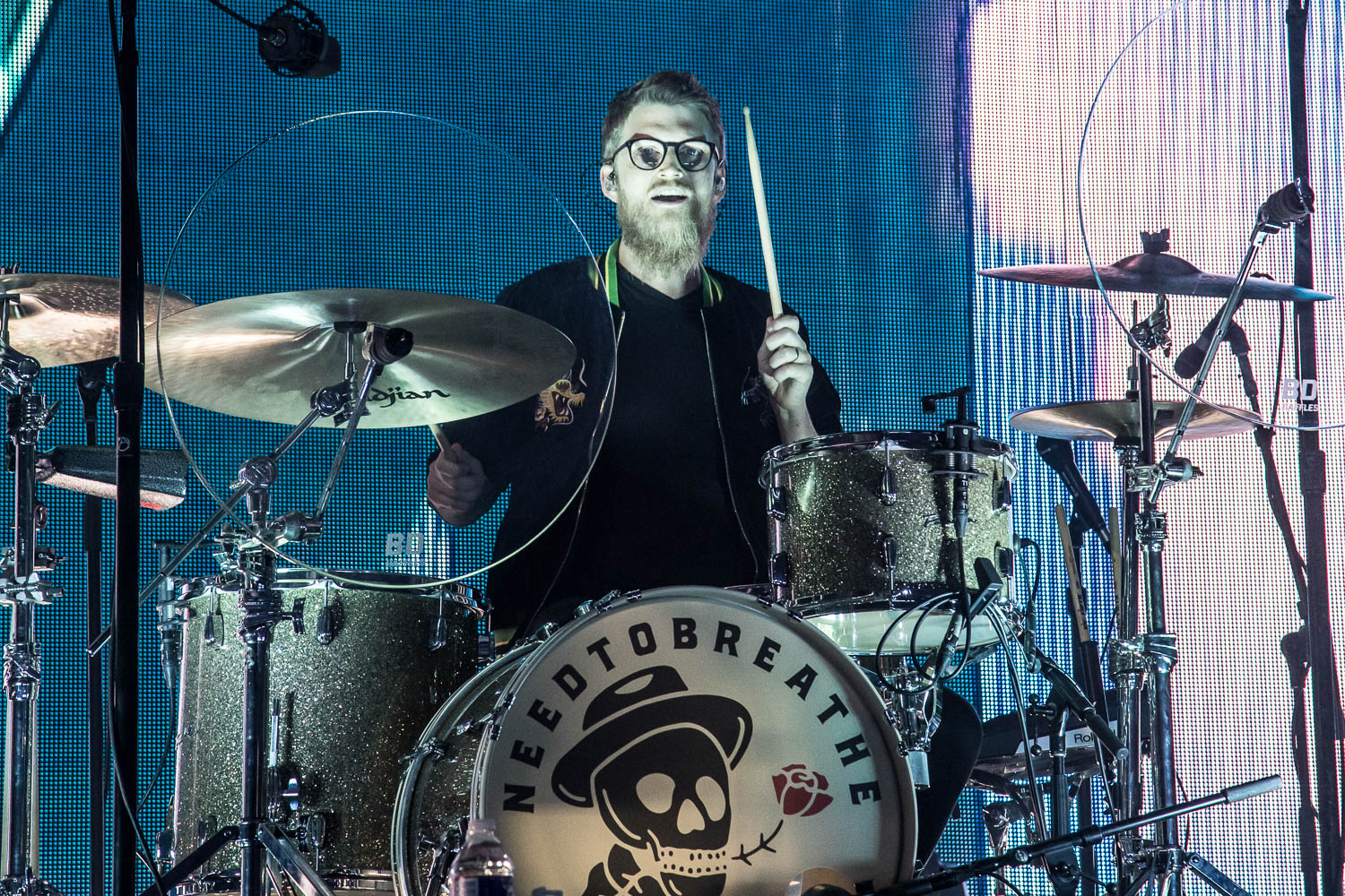 Randall Harris, drummer of NEEDTOBREATHE