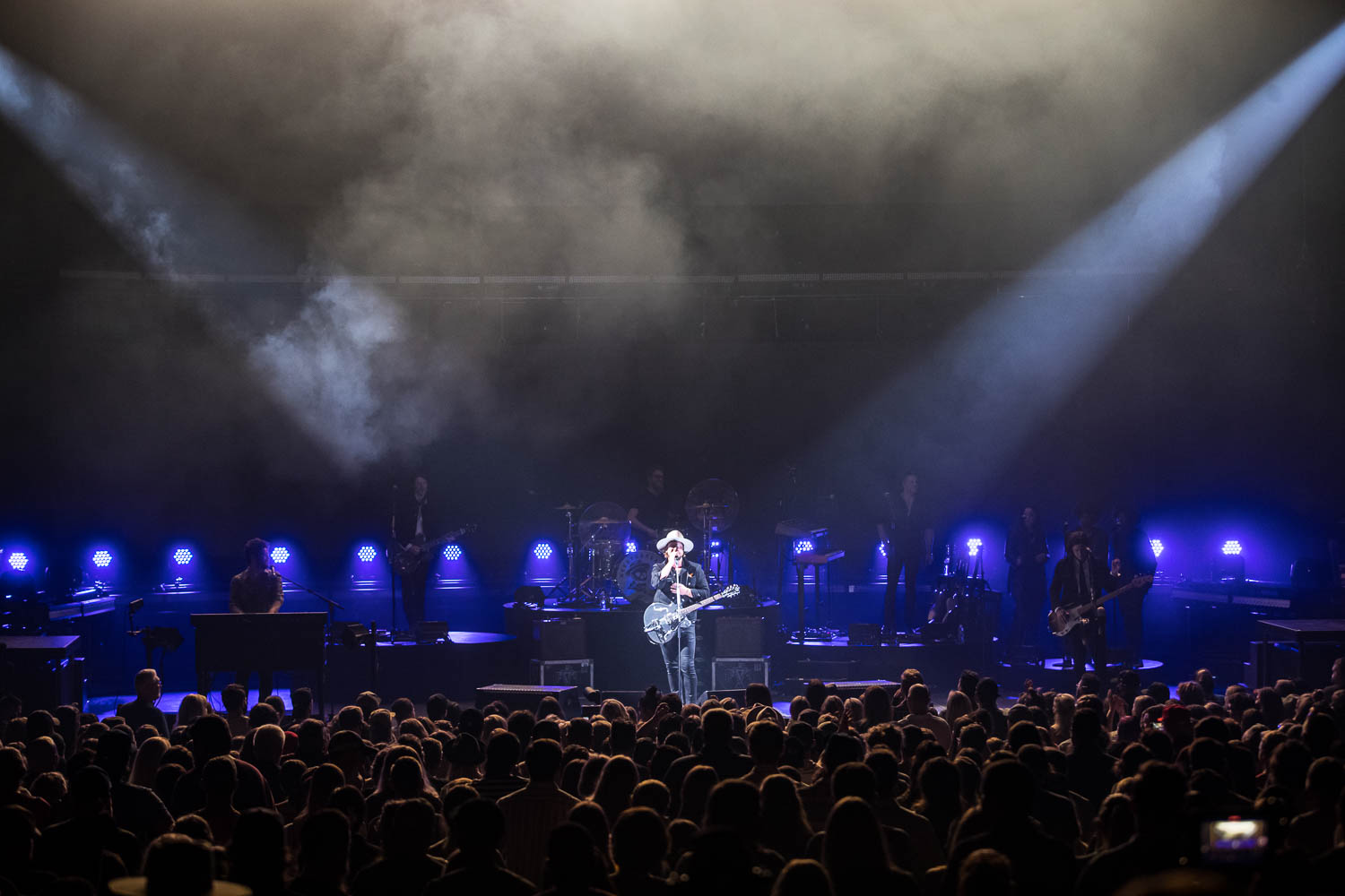 NEEDTOBREATHE performing at the Arvest Bank Theatre at The Midland in Kansas City, Missouri on September 8, 2021
