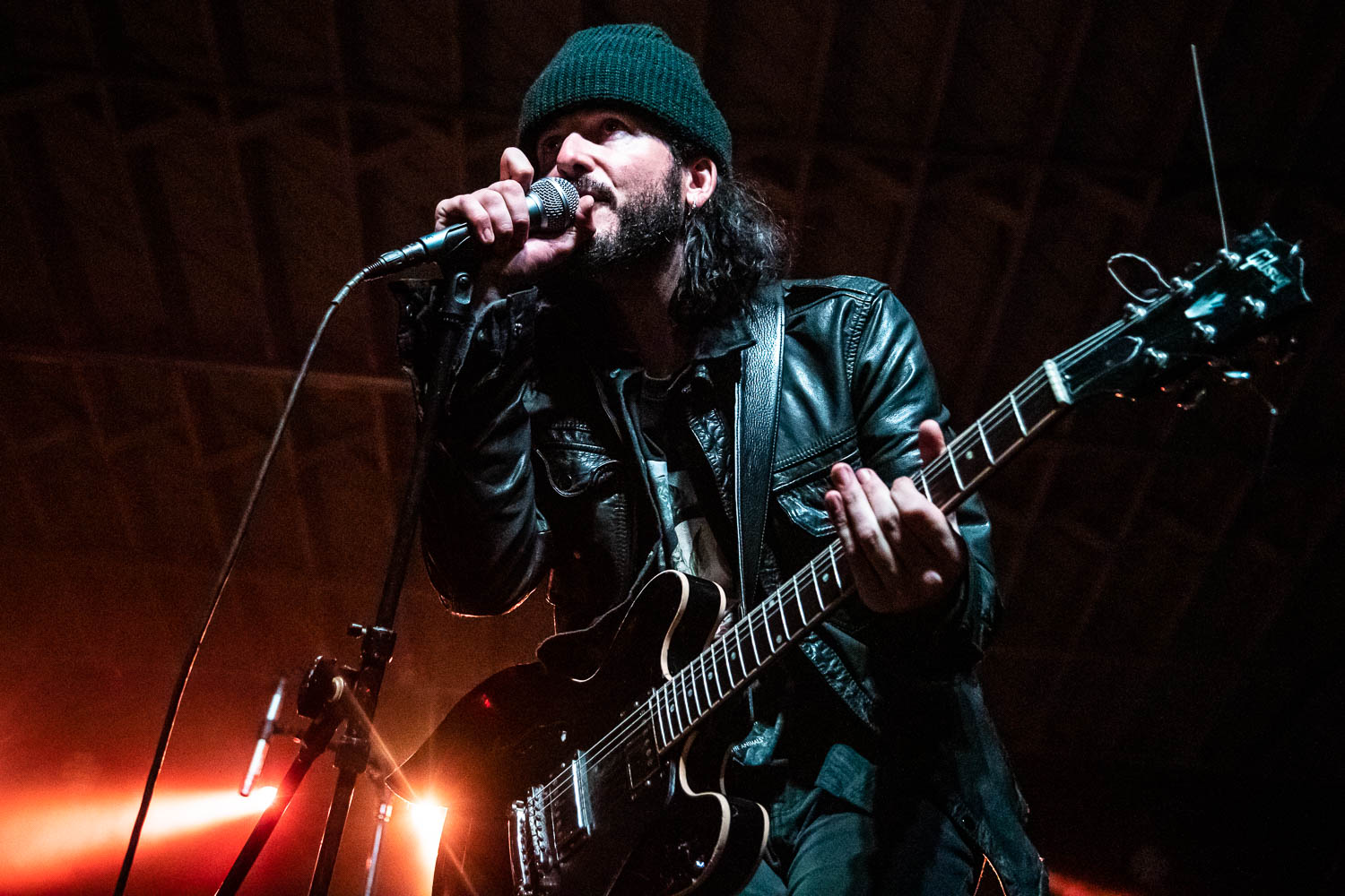 Jordan Cook, lead vocalist and guitarist of Reignwolf