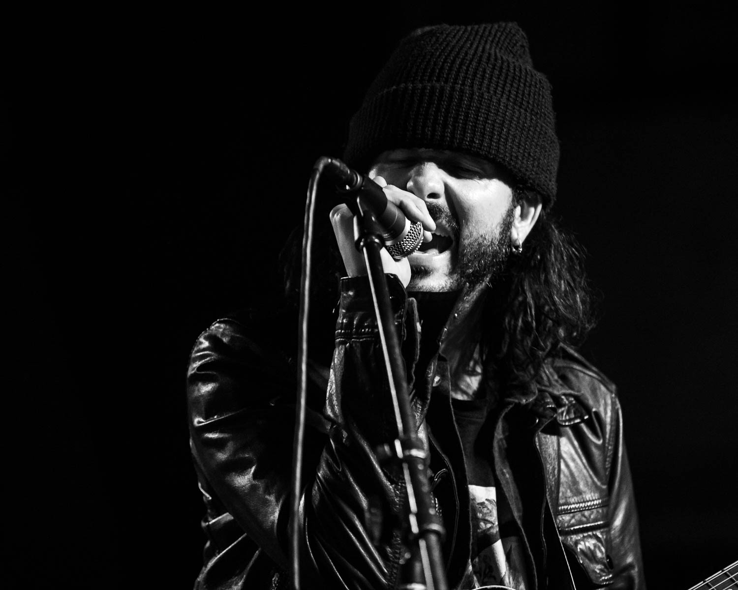 Jordan Cook, lead vocalist and guitarist of Reignwolf