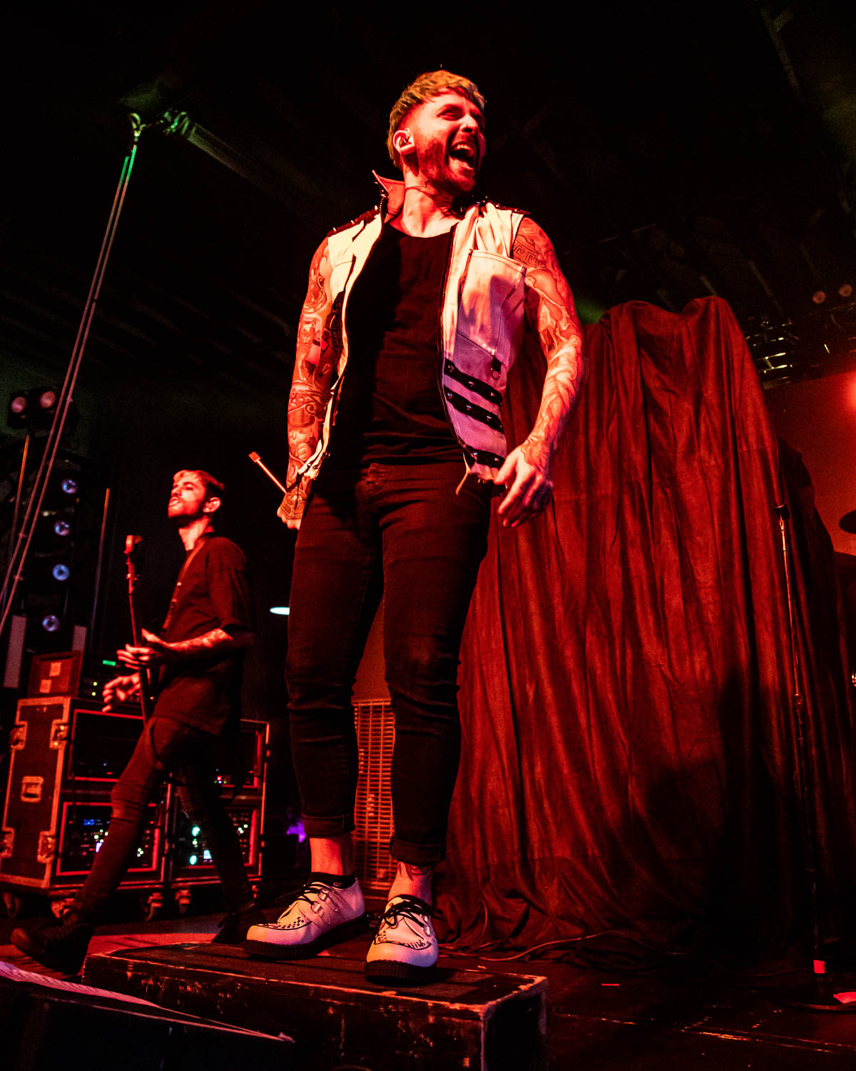 Bryan Kuznitz, lead vocalist of Fame on Fire