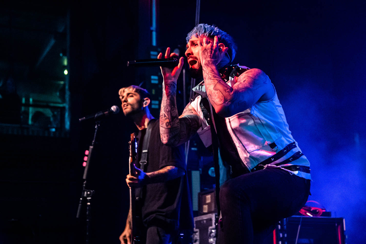 Bryan Kuznitz, lead vocalist of Fame on Fire