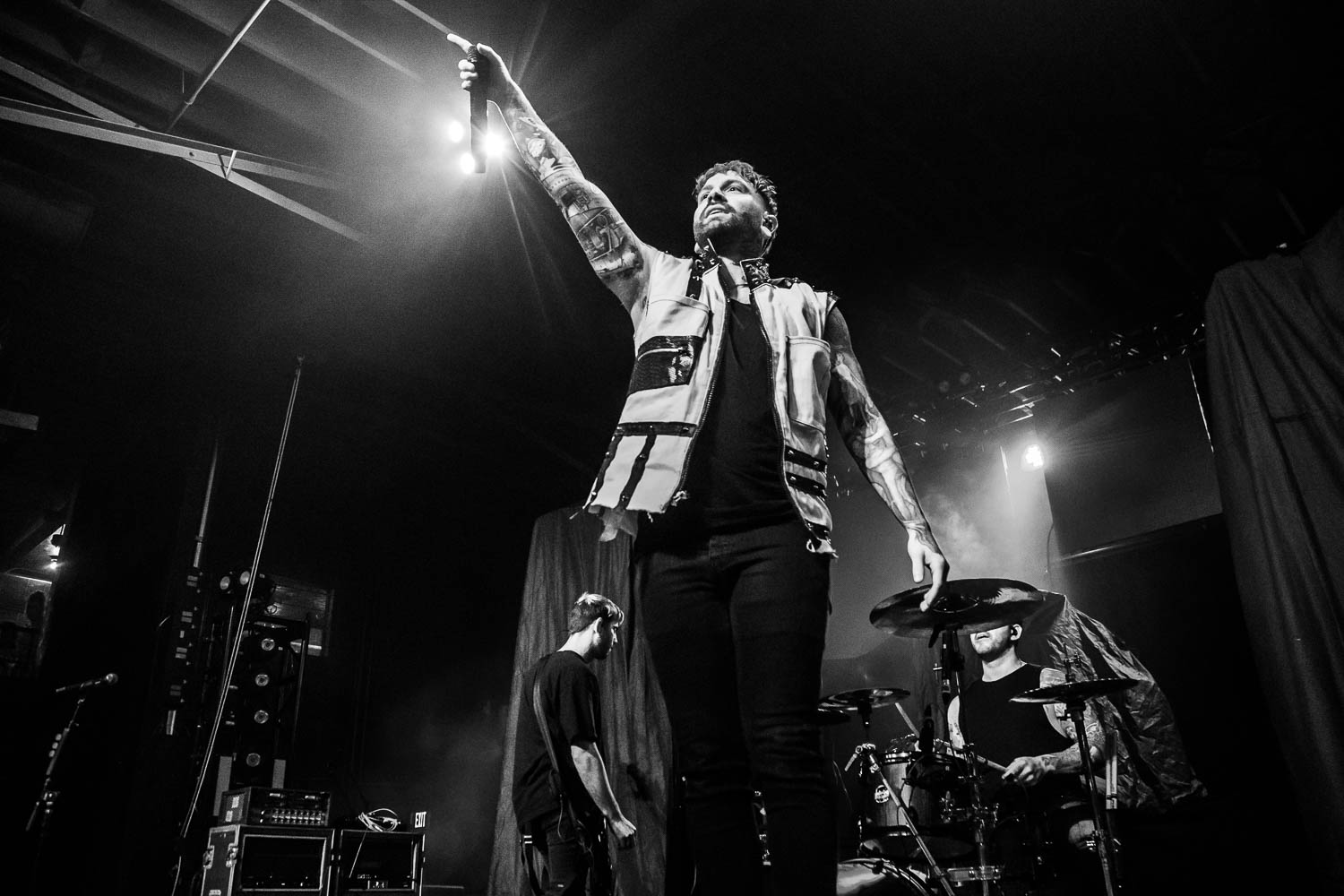 Bryan Kuznitz, lead vocalist of Fame on Fire