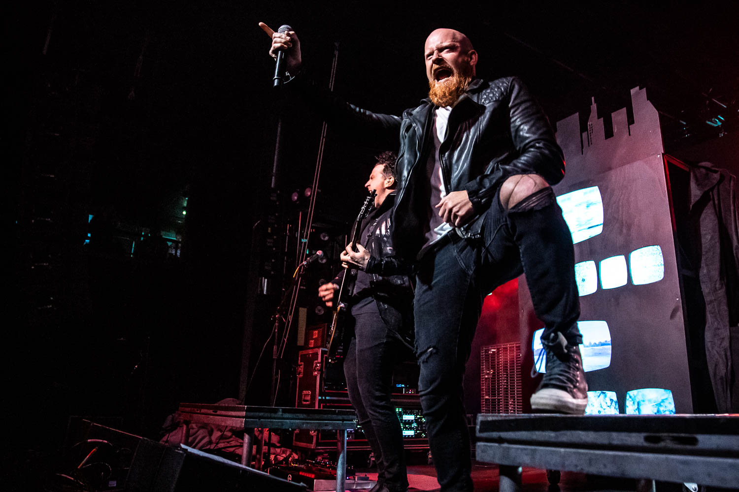 Michael Barnes, lead vocalist of Red