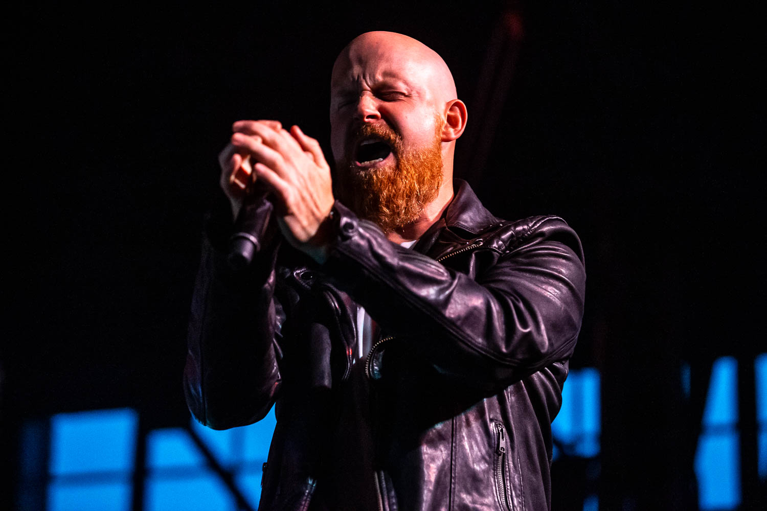 Michael Barnes, lead vocalist of Red