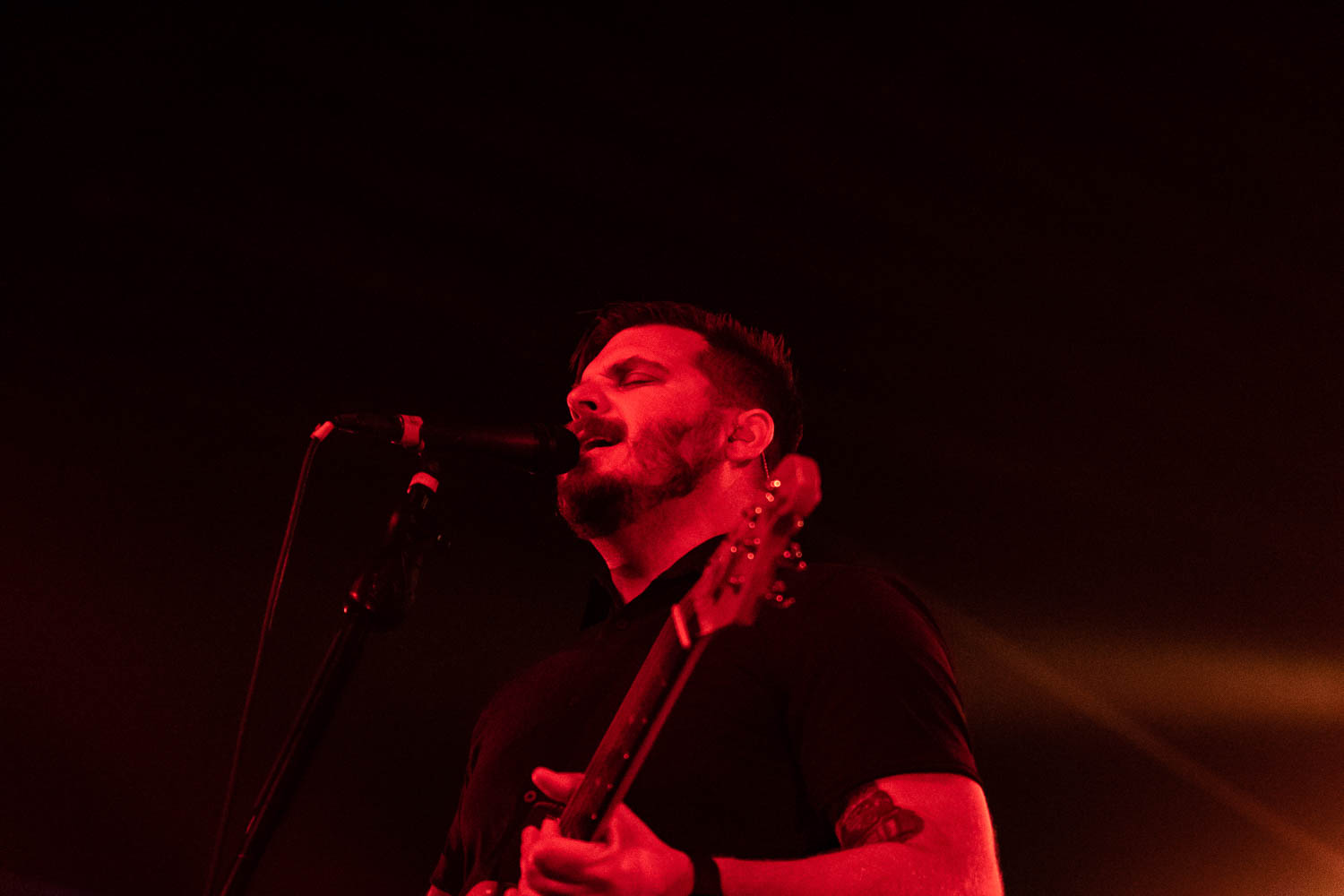 Thrice performing at The Truman in Kansas City, Missouri on June 17, 2022
