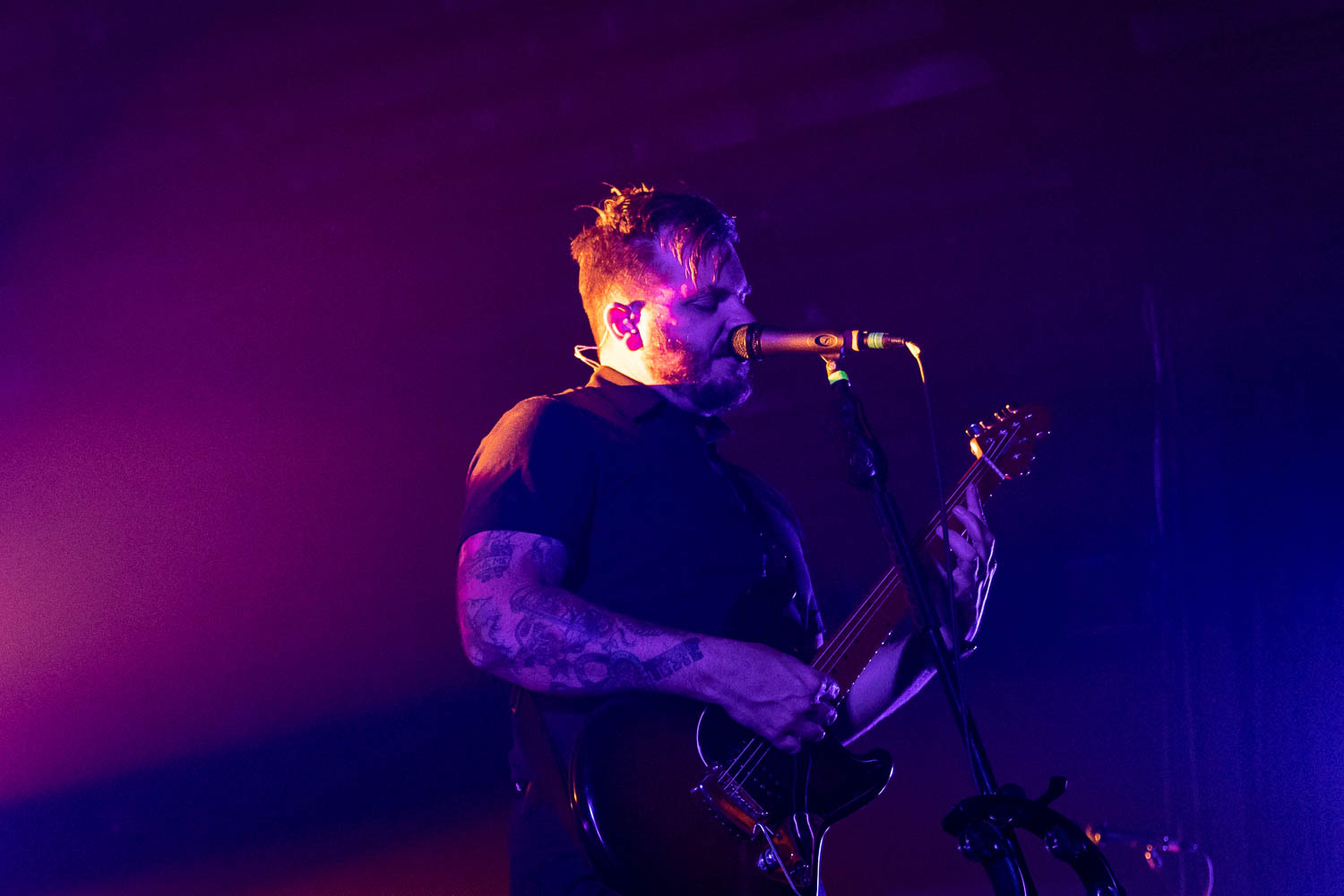 Thrice performing at The Truman in Kansas City, Missouri on June 17, 2022