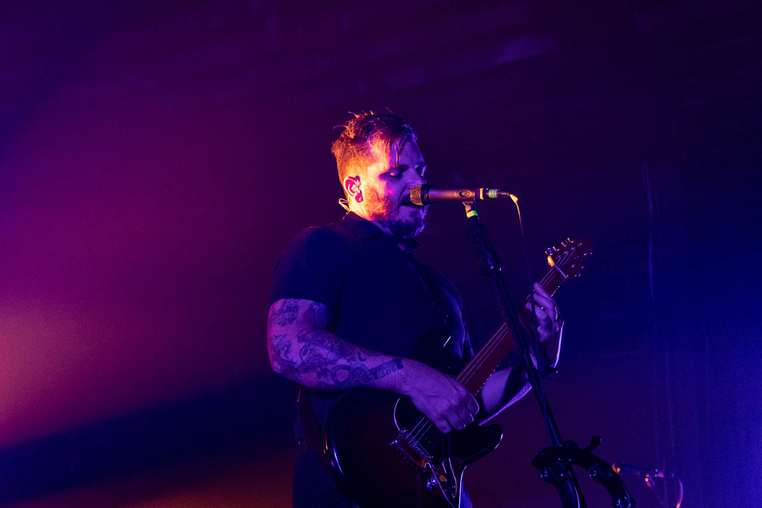 Thrice performing at The Truman in Kansas City, Missouri on June 17, 2022