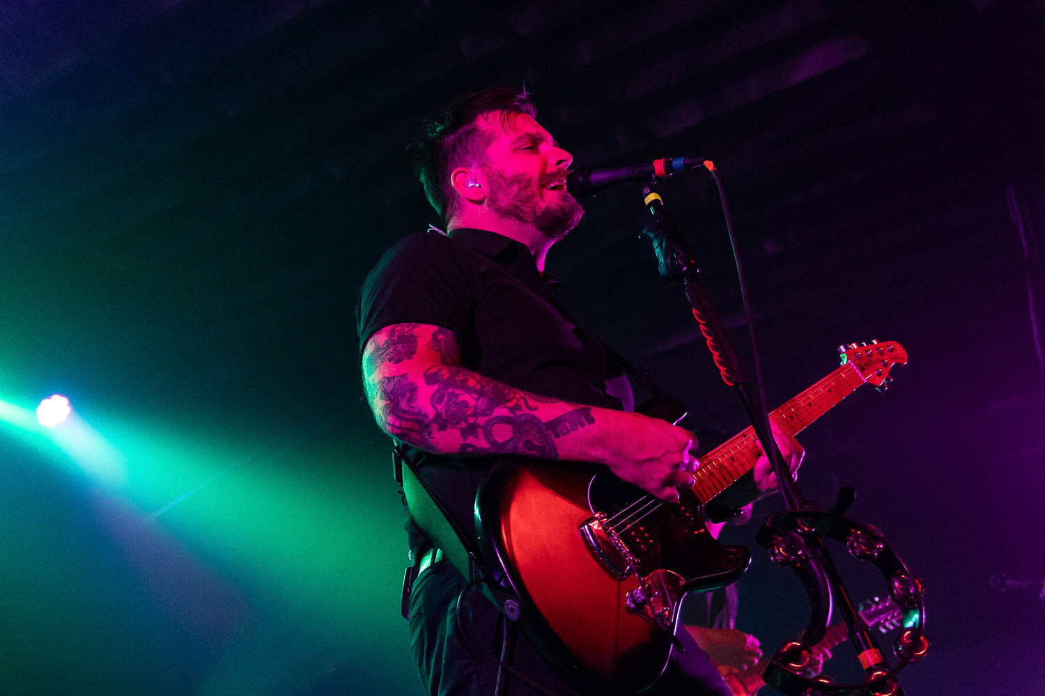 Thrice performing at The Truman in Kansas City, Missouri on June 17, 2022