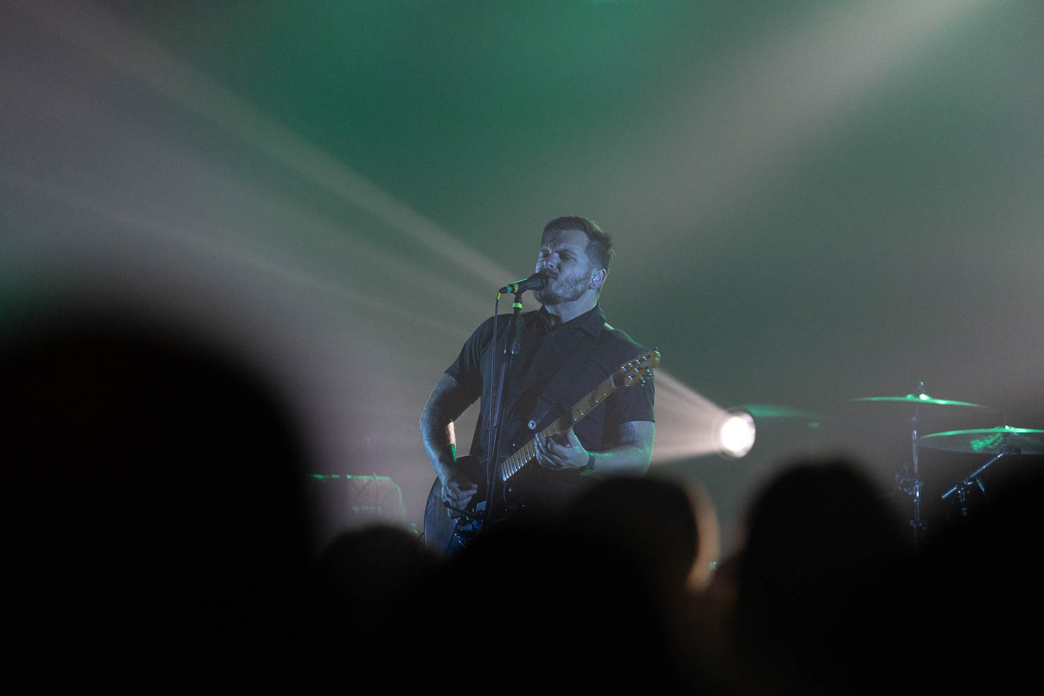 Thrice performing at The Truman in Kansas City, Missouri on June 17, 2022
