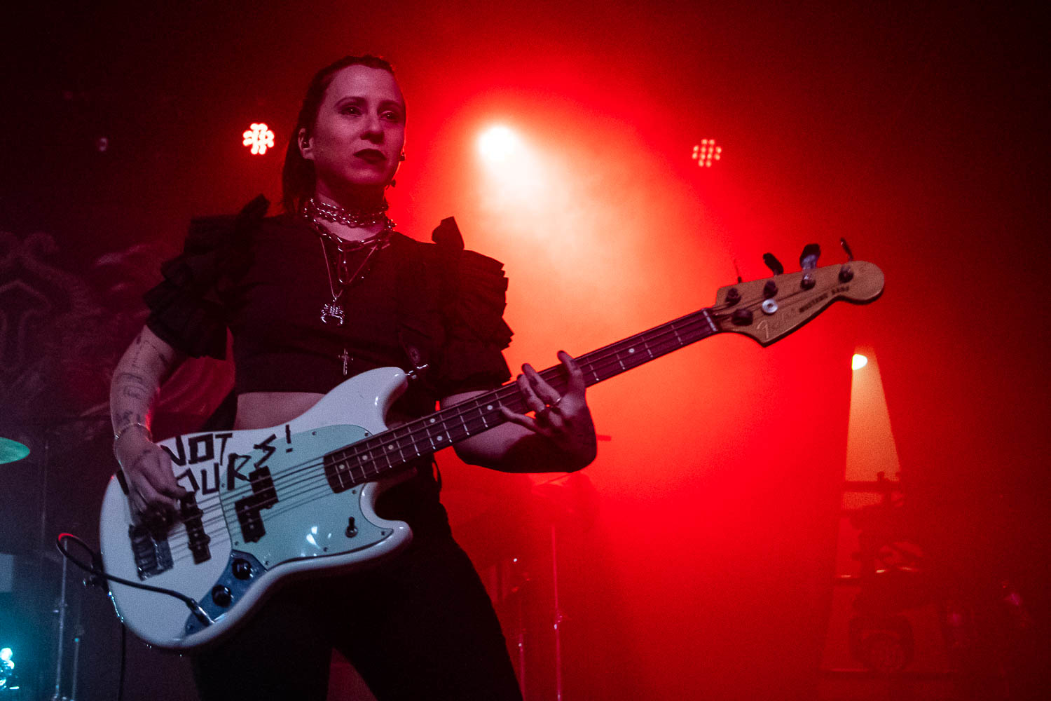 Nat Smallish, bass guitarist of The Haunt