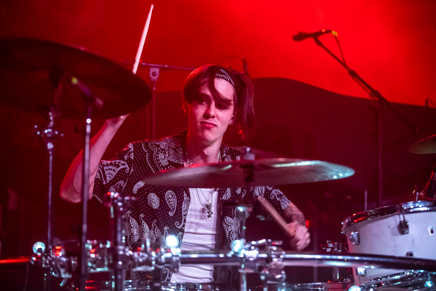 Nick Lewert, drummer of The Haunt