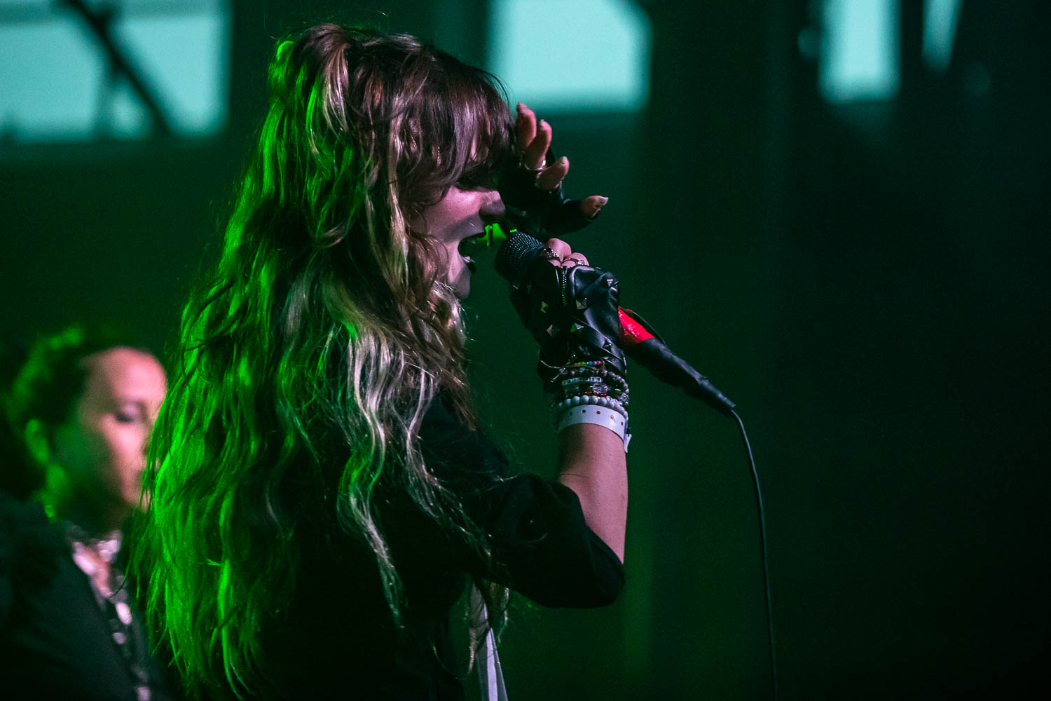 Anastasia Grace Haunt, lead vocalist of The Haunt