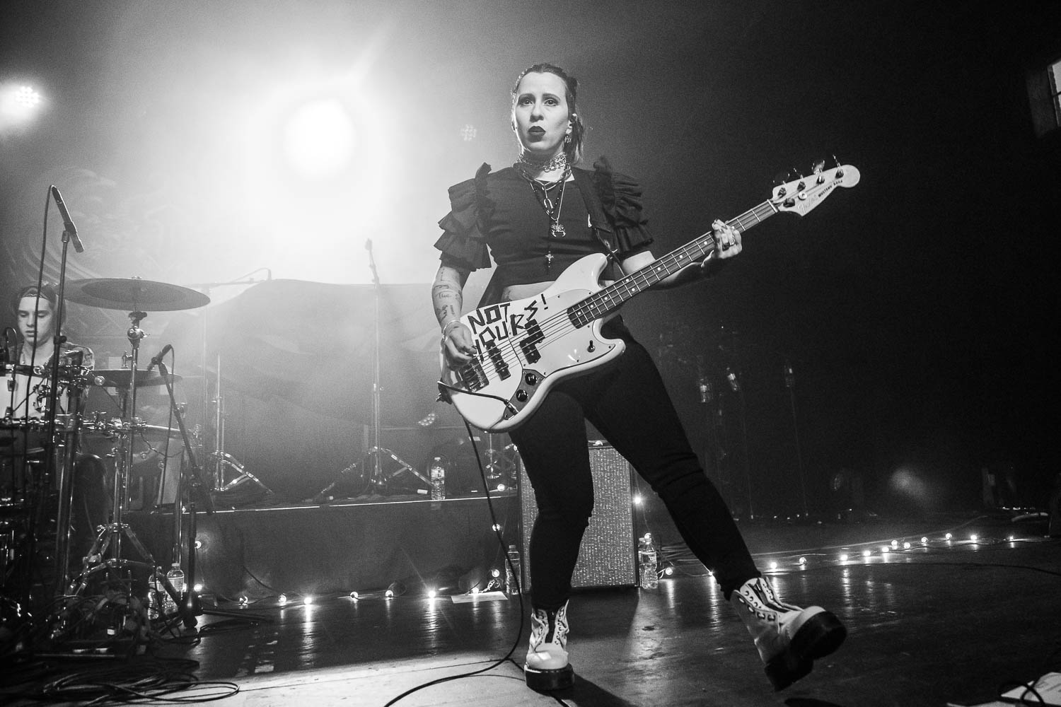 Nat Smallish, bass guitarist of The Haunt