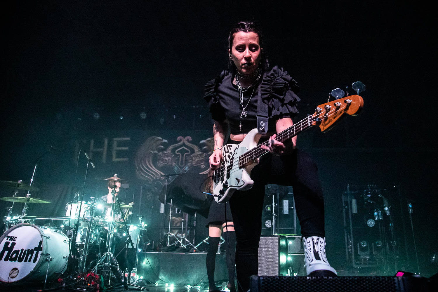 Nat Smallish, bass guitarist of The Haunt