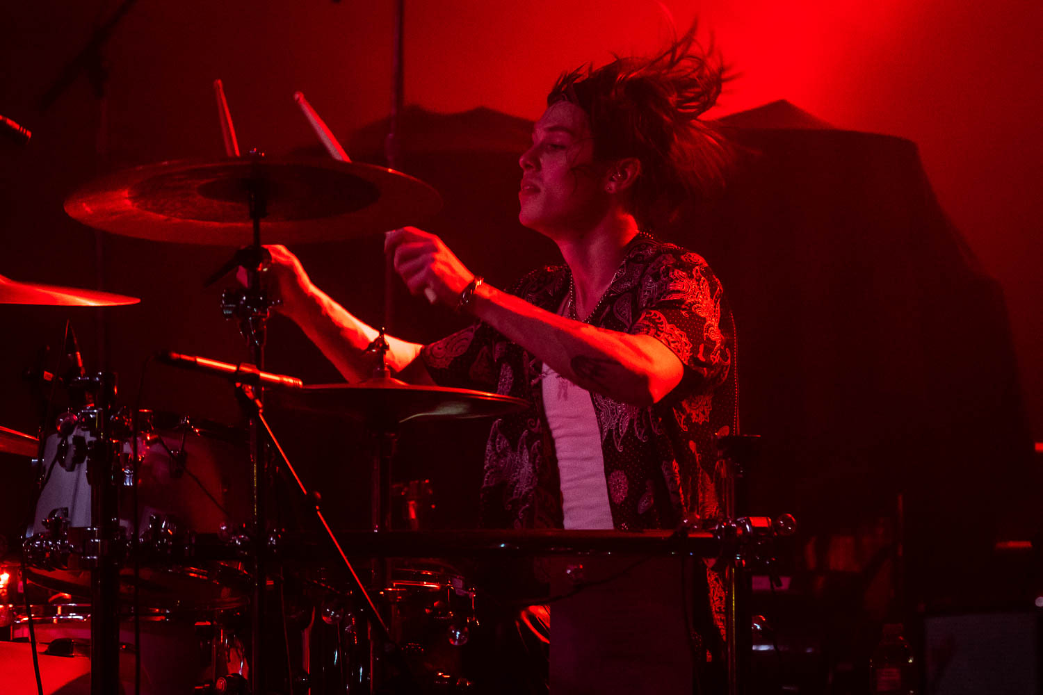 Nick Lewert, drummer of The Haunt