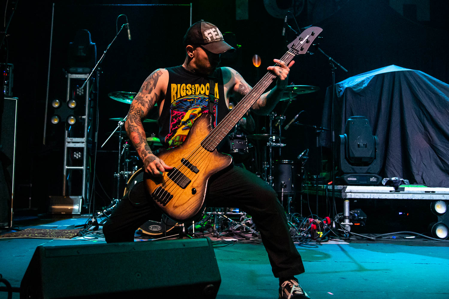 Ryan Wombacher, bass guitarist of Light The Torch