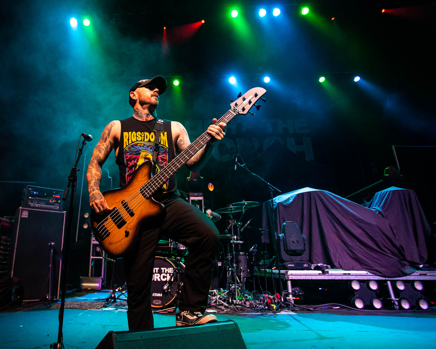 Ryan Wombacher, bass guitarist of Light The Torch