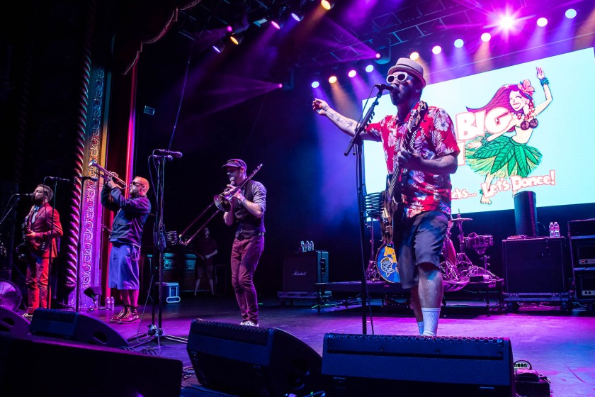 Reel Big Fish performing at Uptown Theater in Kansas City, Missouri on July 12, 2019