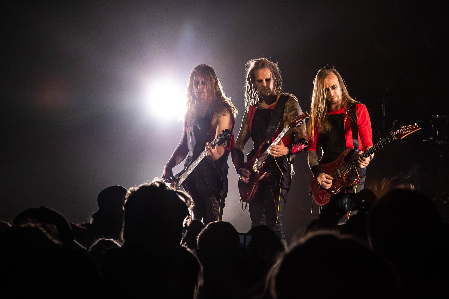 Henrik Sandelin, Jonas “Kungen” Jarlsby, and Tim Öhrström of Avatar