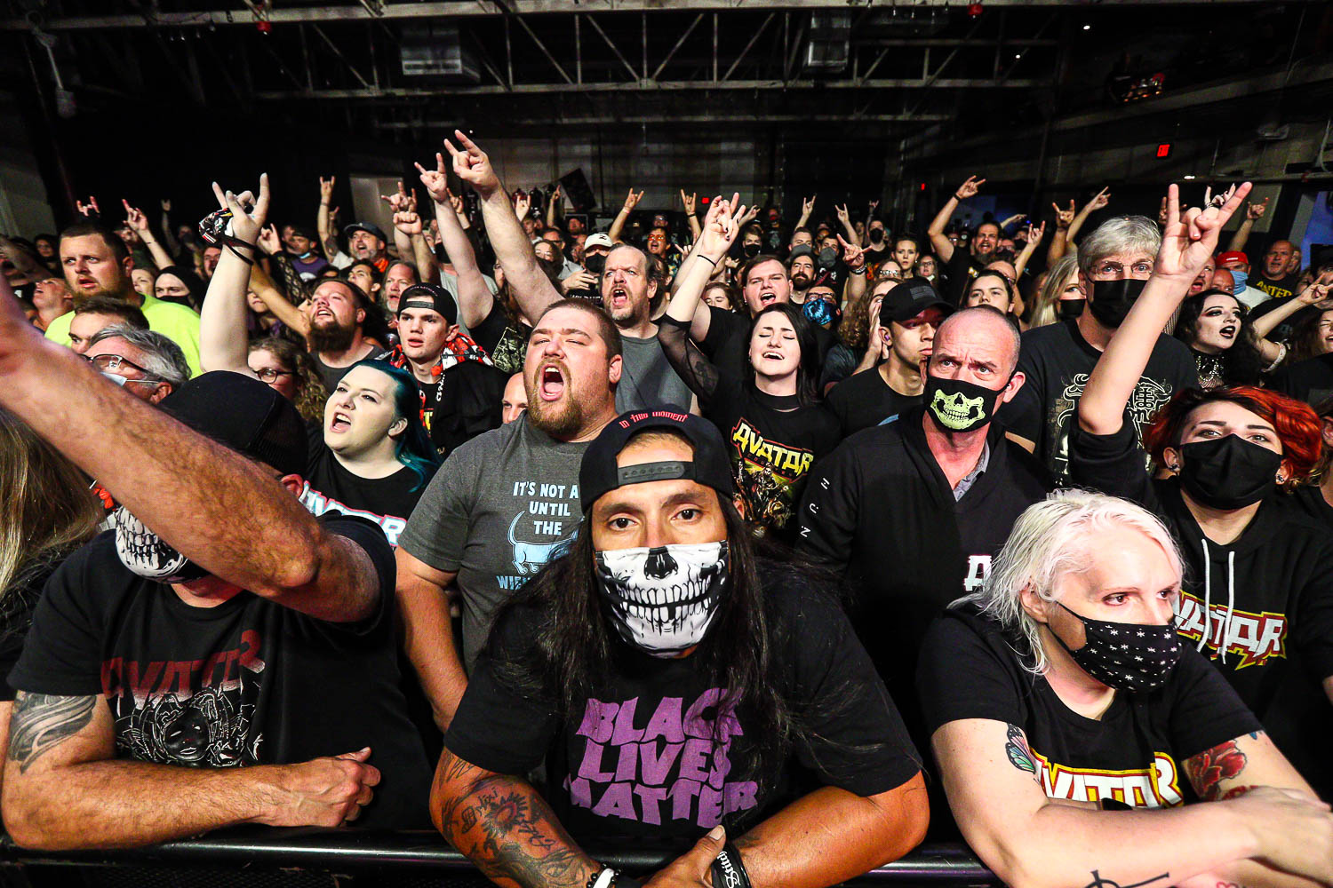 Avatar fans at The Truman in Kansas City, Missouri on September 20, 2021