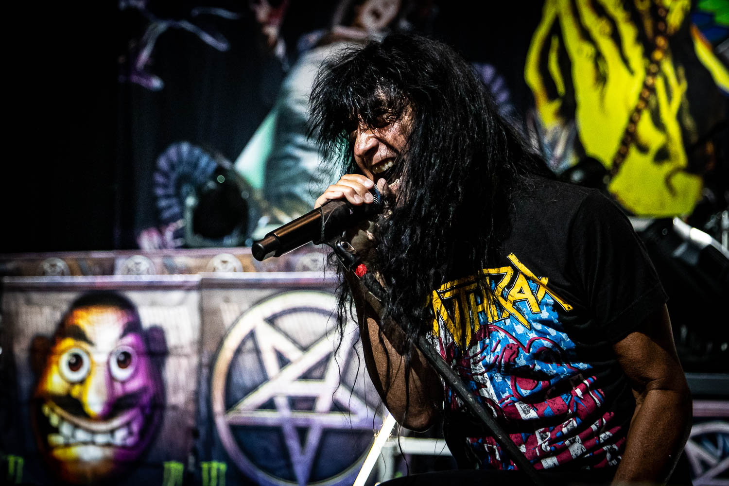 Joey Belladonna, lead vocalist of Anthrax