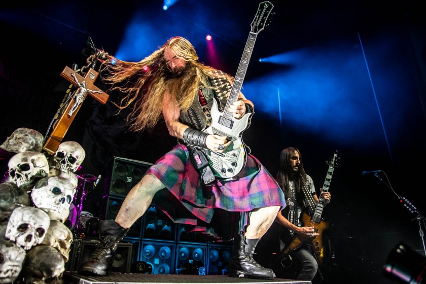 Zakk Wylde, lead guitarist and vocalist of Black Label Society