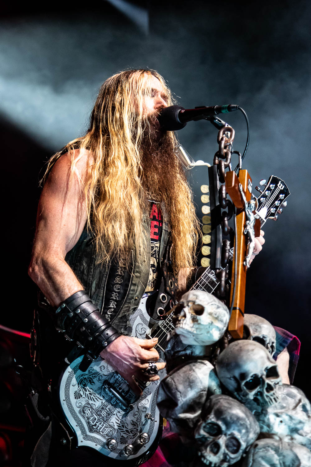 Zakk Wylde, lead guitarist and vocalist of Black Label Society