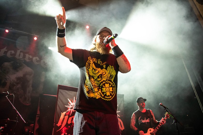 Jamey Jasta, lead vocalist of Hatebreed