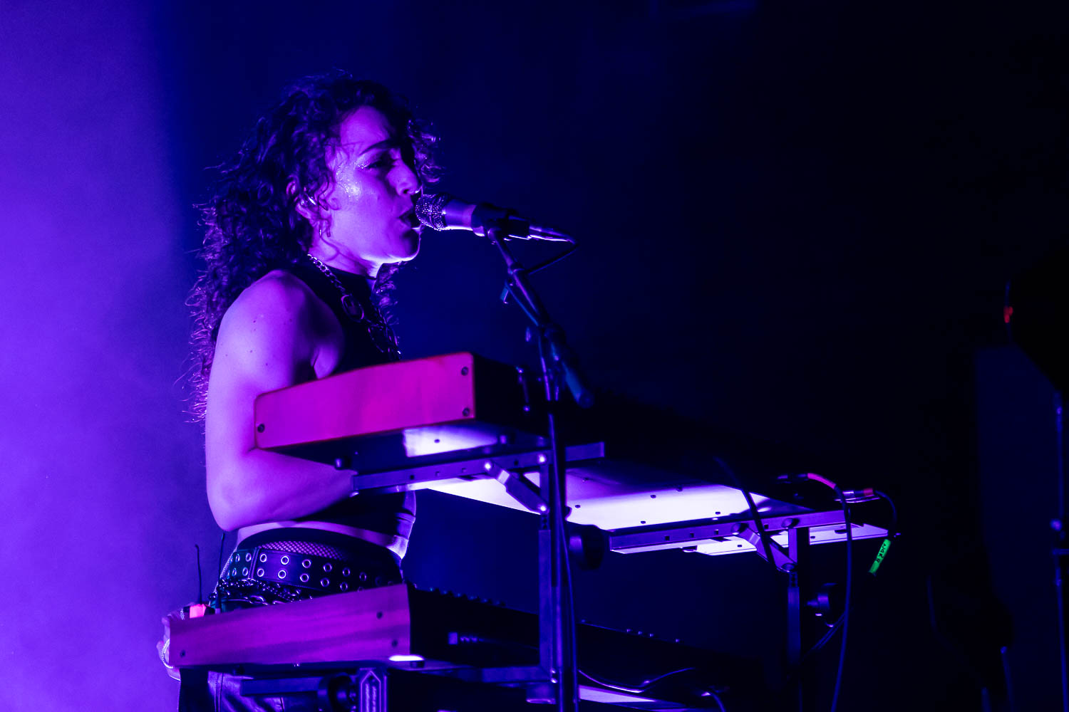 Kate Steinberg, keyboardist of Sleigh Bells