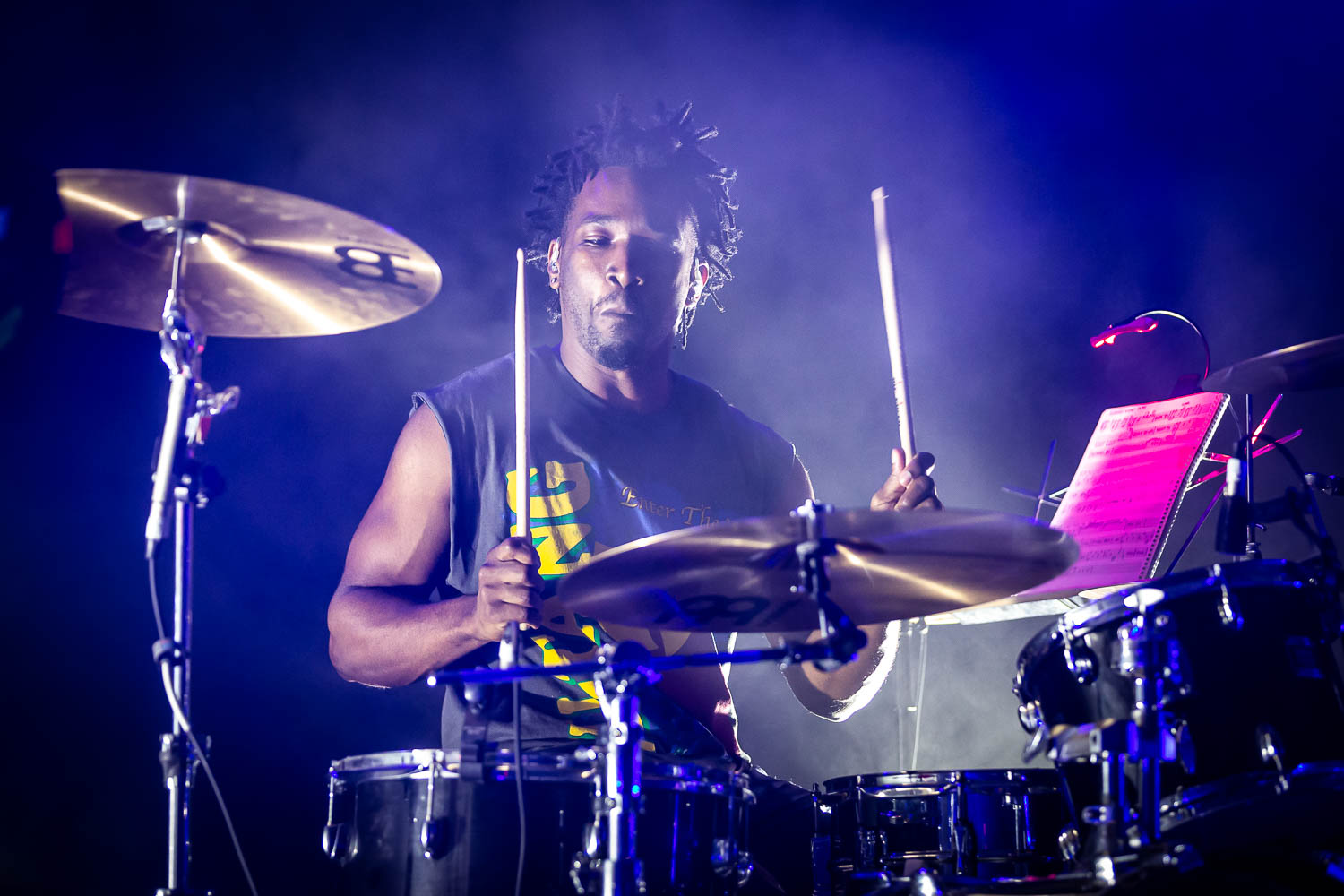 Jharis Yokley, drummer of Sleigh Bells