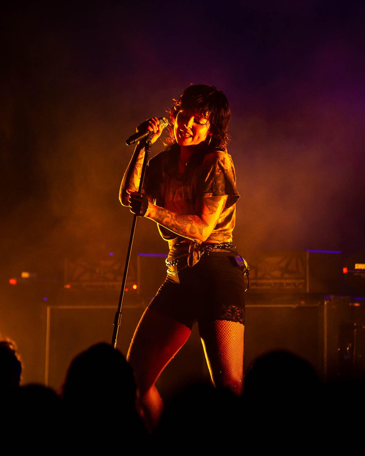 Alexis Krauss, lead vocalist of Sleigh Bells