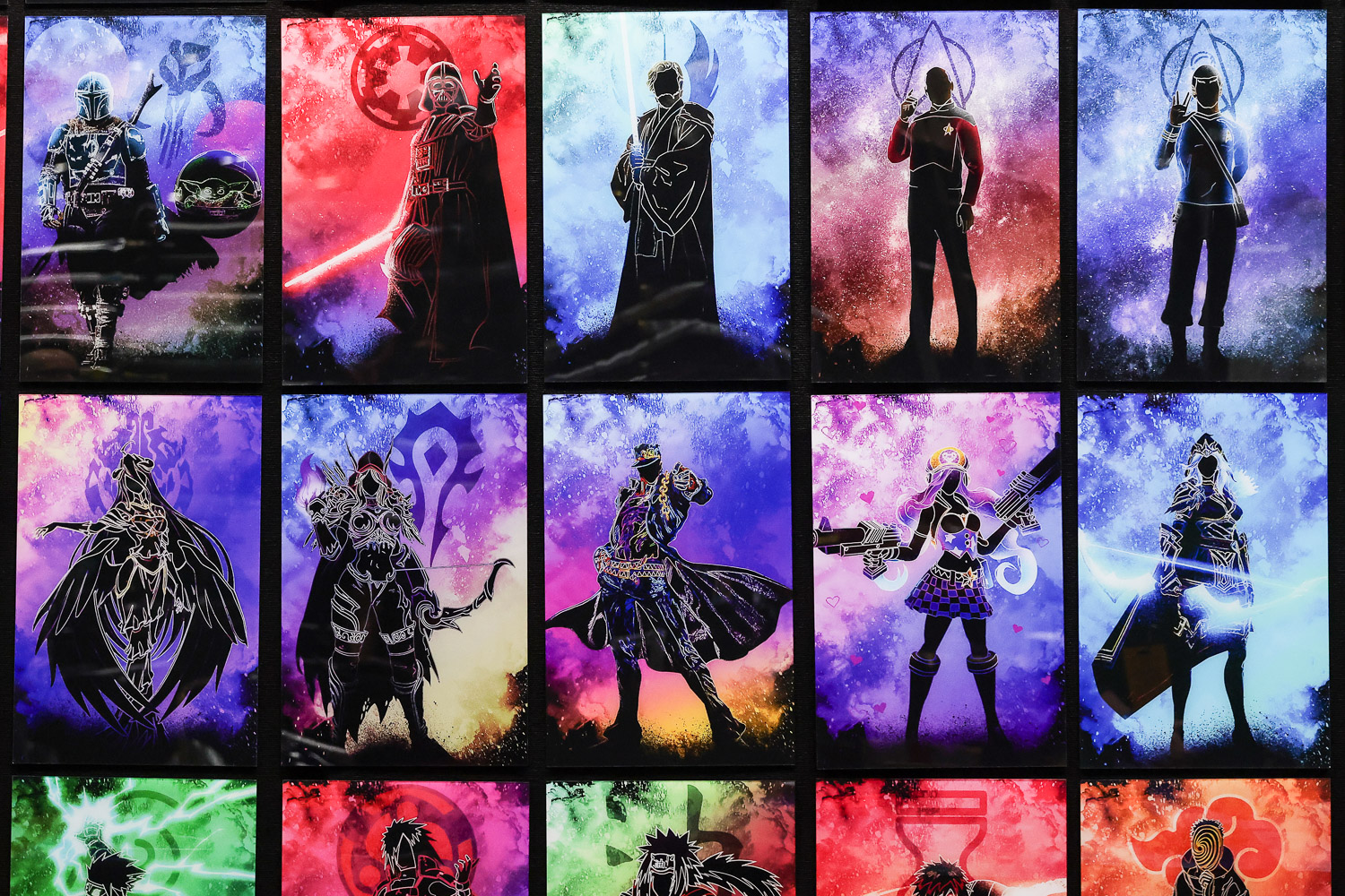 V1 Tech art booth on Friday at the 2023 Planet Comicon in Kansas City, Missouri on March 17, 2023.